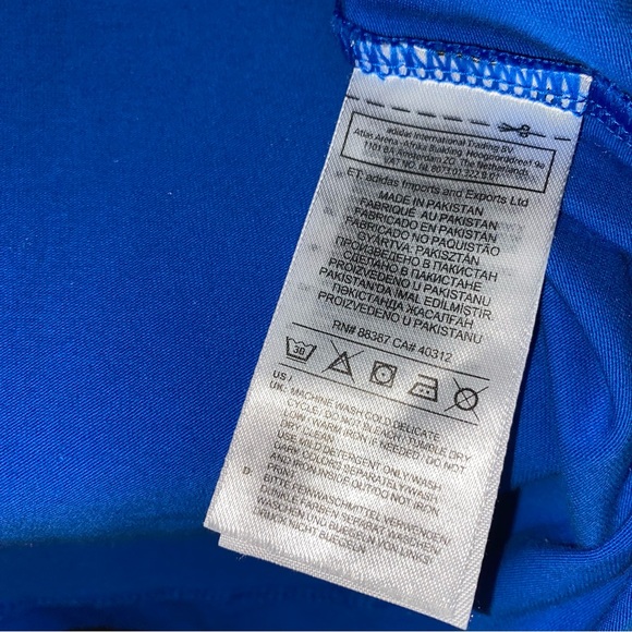 Adidas Blue Trefoil Tee - Picture 4 of 6